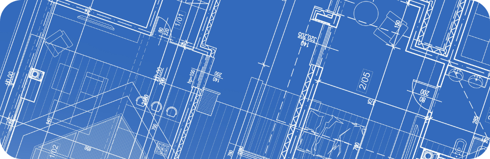 Closeup of a map or blueprint