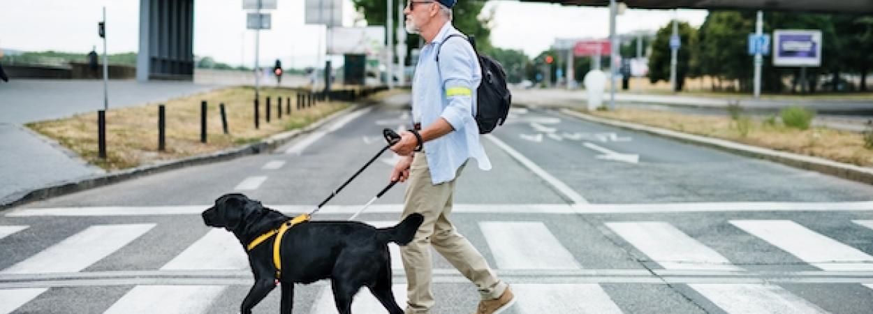 man with dog