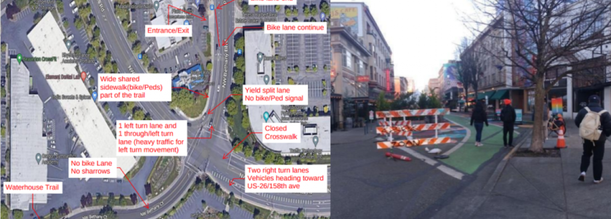 Civil Engineering Capstone Students Design Multimodal Infrastructure for Portland