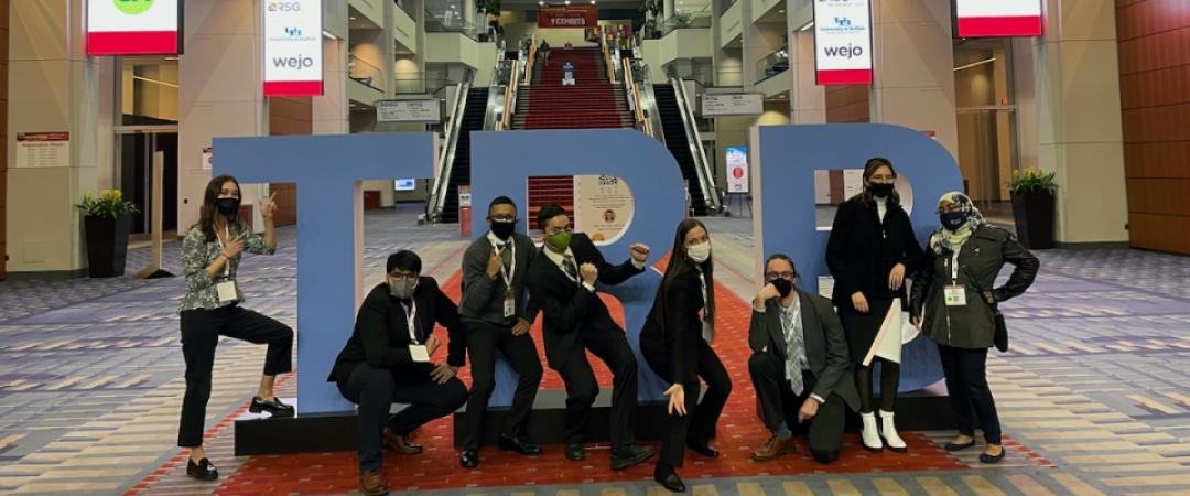 TE-STEP students at the 2022 annual meeting of the Transportation Research Board (TRB)