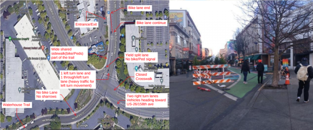 Civil Engineering Capstone Students Design Multimodal Infrastructure for Portland