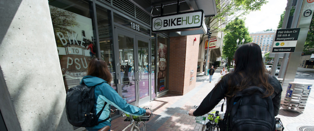 PSU Bike Hub Goes Electric, With Support From Portland General Electric